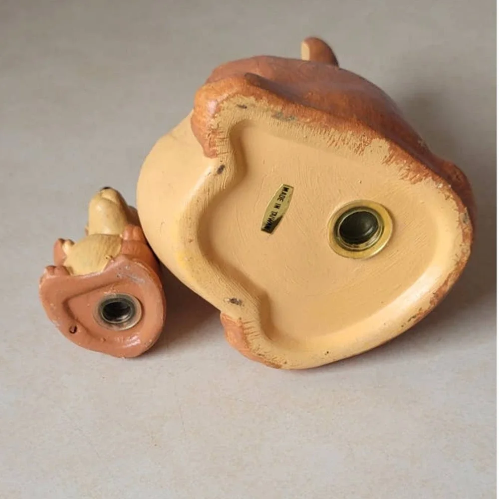 Vintage Kangaroo & Joey Hand Painted Salt and Pepper Shakers